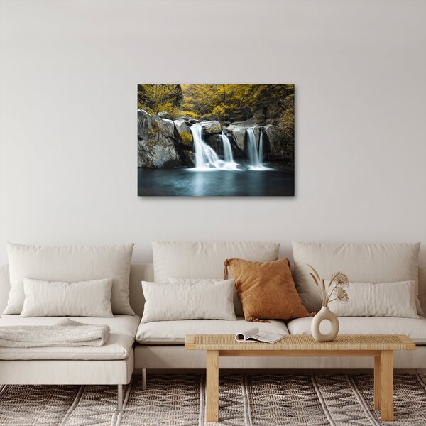 Kép - vízesés, Lushan, Kína (70x50 cm)