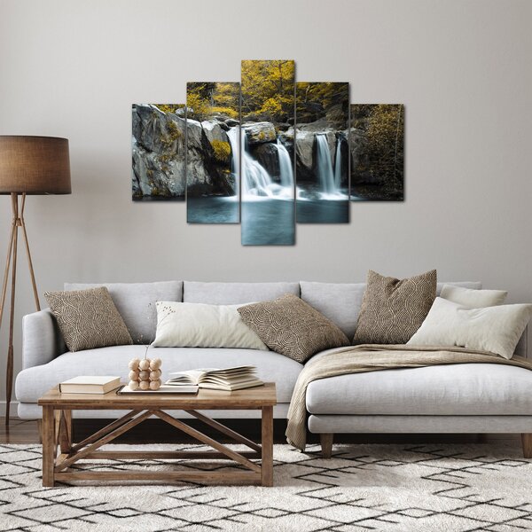 Kép - vízesés, Lushan, Kína (150x105 cm)