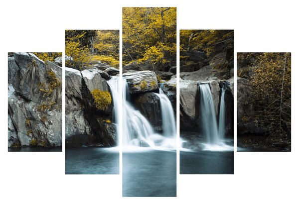Kép - vízesés, Lushan, Kína (150x105 cm)