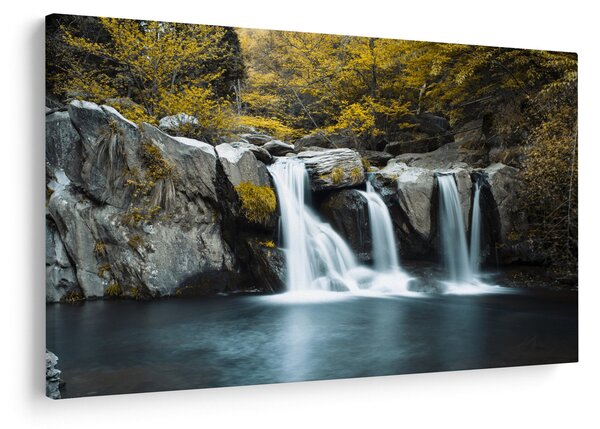 Kép - vízesés, Lushan, Kína (90x60 cm)