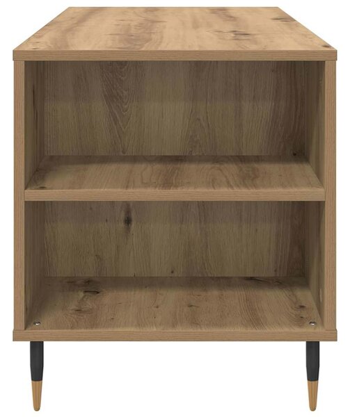 Dohányzóasztal kézműves tölgy 102 x 44.5 x 50 cm Faanyag