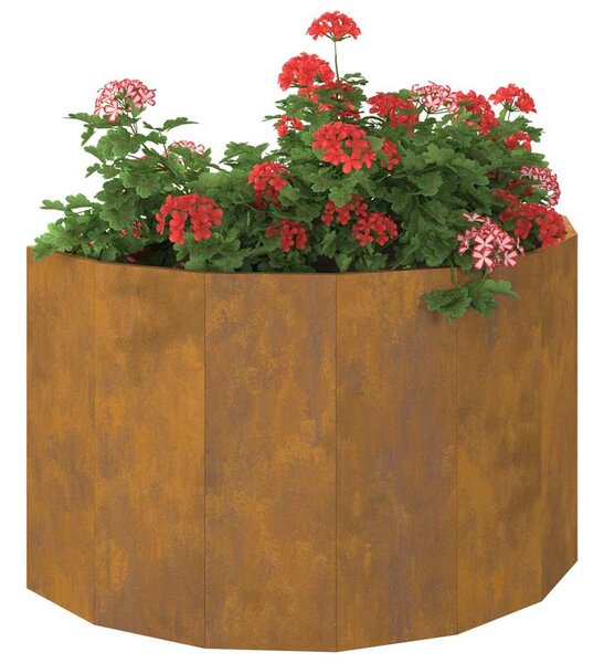 Növénytartó Rozsdás 90 x 45 x 50 cm Időjárásálló acél