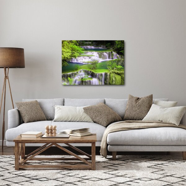 Kép - Huay Mae Khamin vízesések, Kanchanaburi, Thaiföld (70x50 cm)