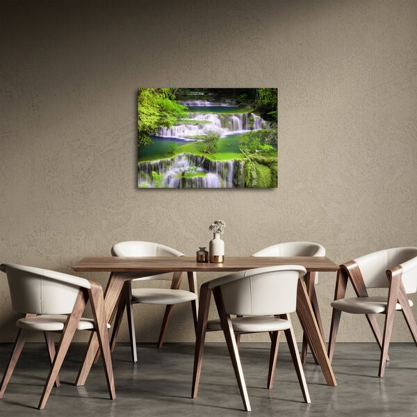 Kép - Huay Mae Khamin vízesések, Kanchanaburi, Thaiföld (70x50 cm)