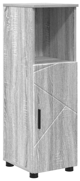 Fürdőszoba bútor szett 4 db Szürke Sonoma 35 x 30 x 192 cm