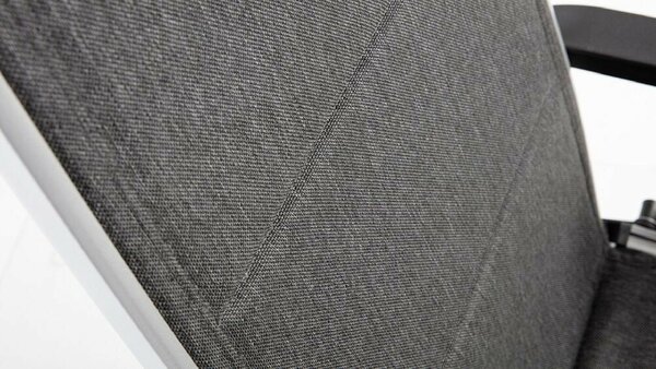KETTLER BASIC PLUS PADDED relaxációs, dönthető alumínium kerti szék – ezüst / antracit