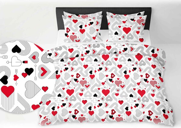 Love dream flanel ágyneműhuzat 200x140cm+90x70cm TiaHome