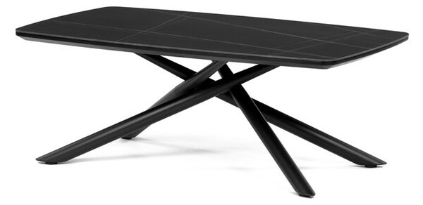Dohányzóasztal 120 × 70 × 46 cm, szinterezett kerámia, márvány AHG-X7227 BK
