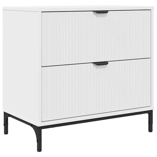 Éjjeli asztal Fehér 63.5 x 36 x 61 cm Szerelt fa