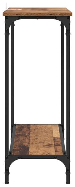 Konzolasztal Régi fa 101 x 30.5 x 75 cm Szerelt fa