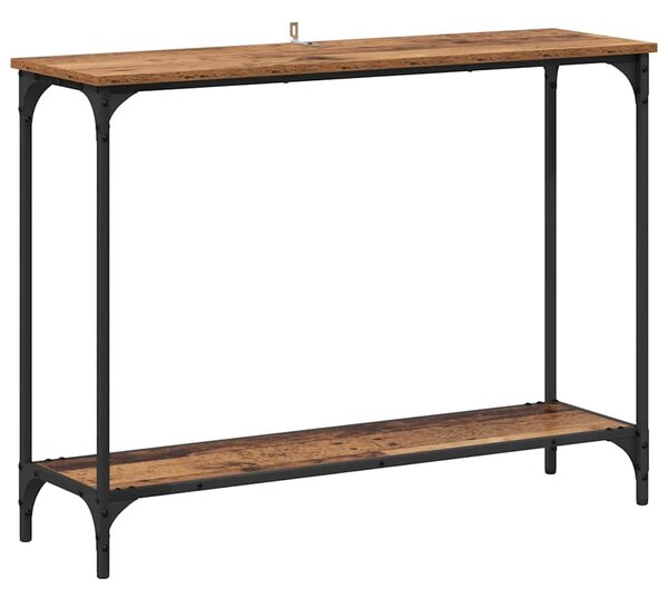 Konzolasztal Régi fa 101 x 30.5 x 75 cm Szerelt fa