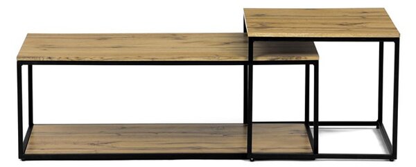 Dohányzóasztal 100 × 50 × 35 cm, MDF, vadtölgy CT-X7123 OAK