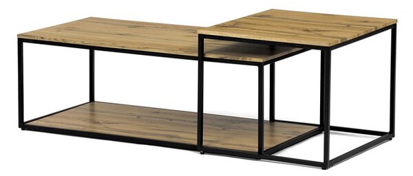 Dohányzóasztal 100 × 50 × 35 cm, MDF, vadtölgy CT-X7123 OAK