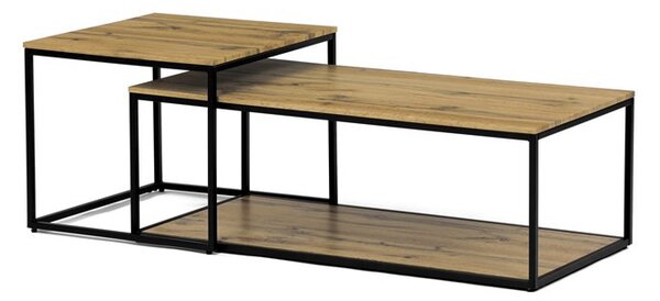 Dohányzóasztal 100 × 50 × 35 cm, MDF, vadtölgy CT-X7123 OAK