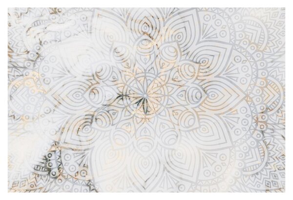 Egy fehér mandala képe (90x60 cm)