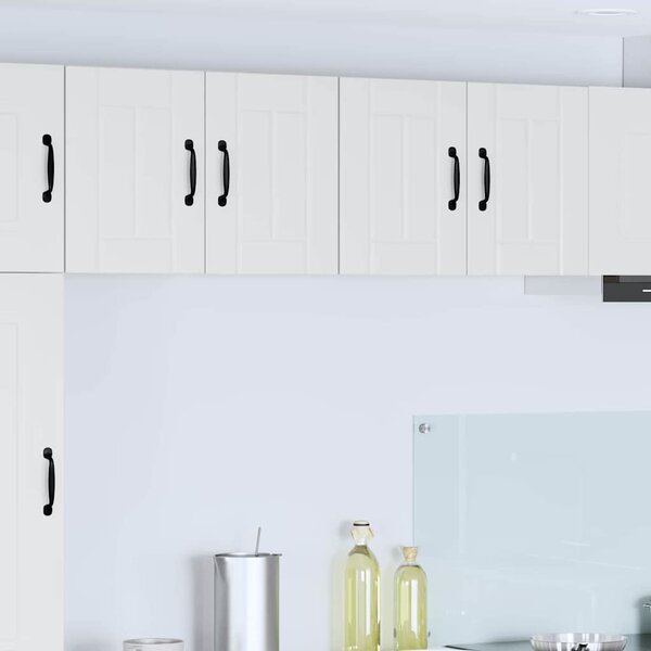 VidaXL Konyhai faliszekrények 2 pcs Magas Fényű Fehér 60 x 31 x 40 cm