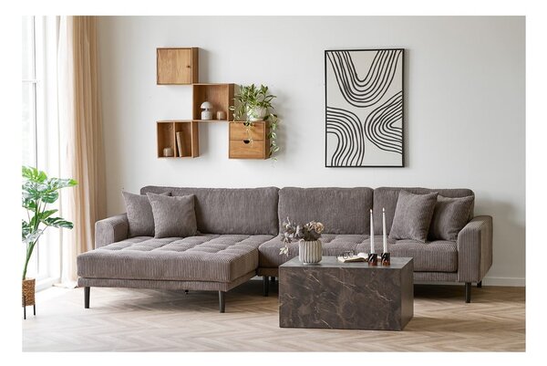 Natúr színű többszintes tölgyfa fali polc 18 cm Townsville – House Nordic