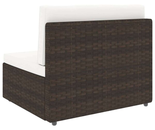 2 részes barna polyrattan kerti ülőgarnitúra