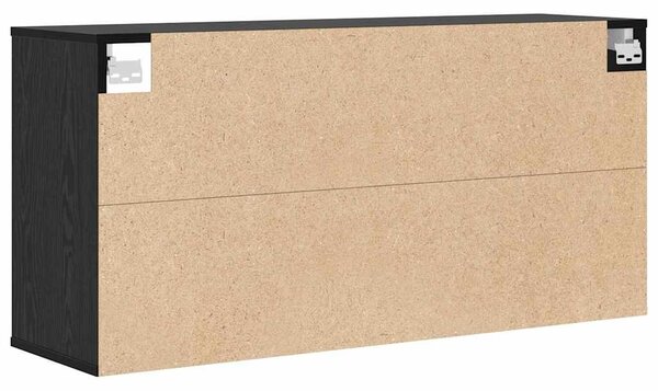 Cipősszekrény polcokkal Musta tammi 103 x 30 x 51 cm Faanyag