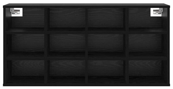 Cipősszekrény polcokkal Musta tammi 103 x 30 x 51 cm Faanyag
