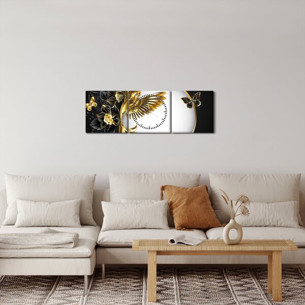 Kép - Arany motívumokkal díszített labda (órával) (90x30 cm)