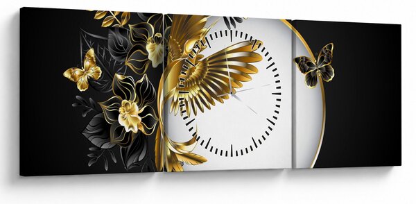 Kép - Arany motívumokkal díszített labda (órával) (90x30 cm)