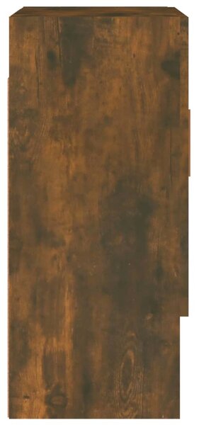 Füstös tölgy színű szerelt fa fali szekrény 60 x 31 x 70 cm