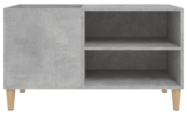 Betonszürke szerelt fa hanglemezszekrény 84,5x38x48 cm