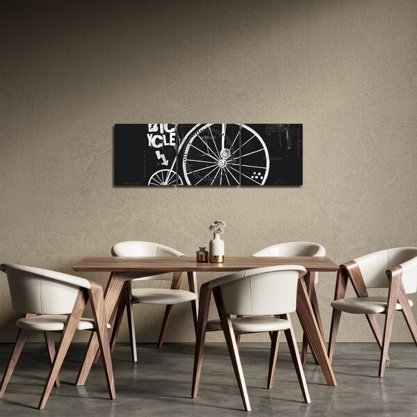 Kép - Velocipede (órával) (90x30 cm)