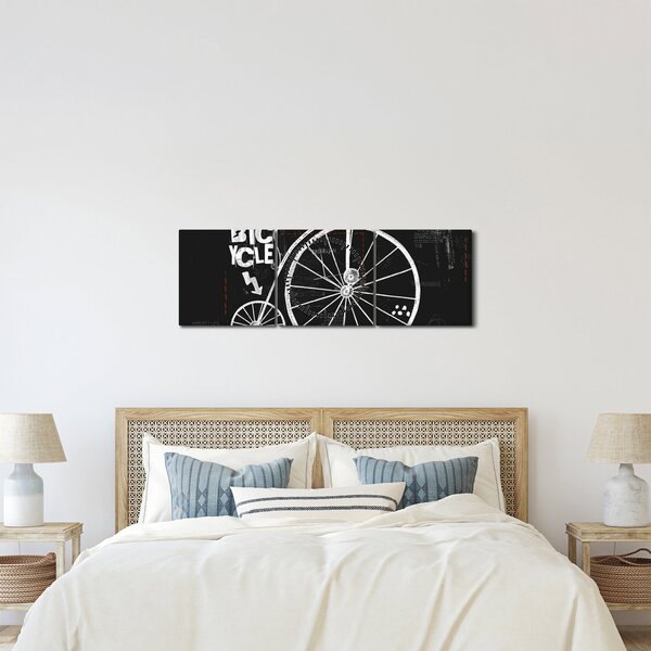 Kép - Velocipede (órával) (90x30 cm)
