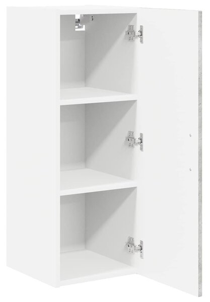 Konyhaszekrény 2 pcs Beton Szürke 30 x 31 x 80 cm Faanyag