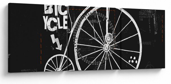Kép - Velocipede (órával) (90x30 cm)