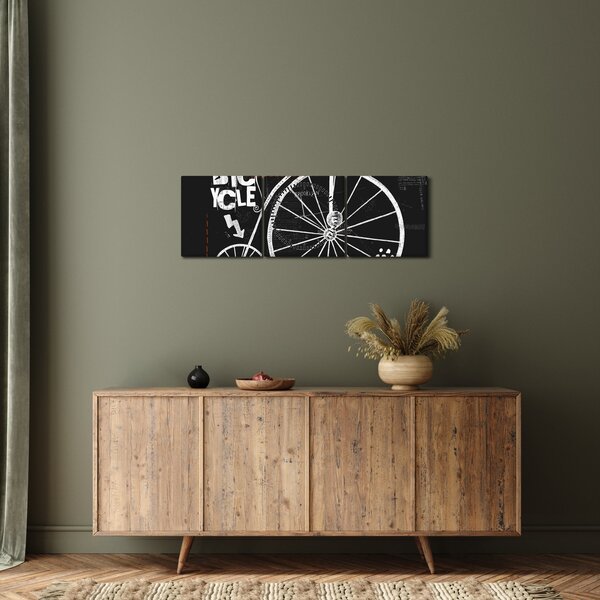 Kép - Velocipede (órával) (90x30 cm)