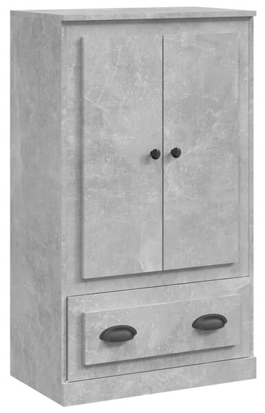 Betonszürke szerelt fa magasszekrény 60x35,5x103,5 cm