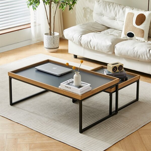 Dohányzóasztal 100 × 60 × 39 cm, MDF, tölgy CT-611 OAK