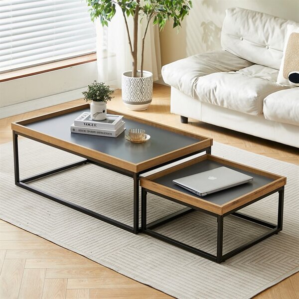 Dohányzóasztal 100 × 60 × 39 cm, MDF, tölgy CT-613 OAK