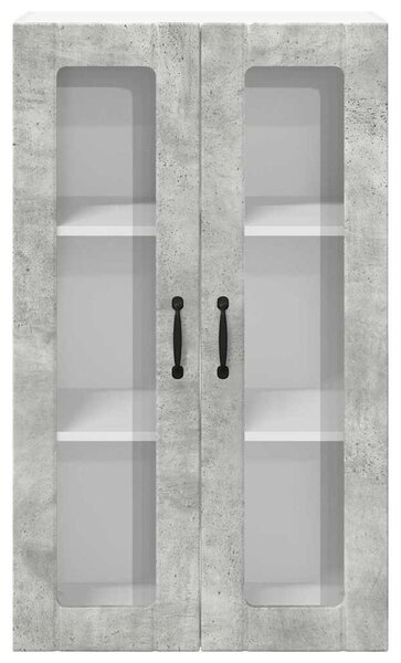 Fali konyhaszekrény Beton Szürke 60 x 31 x 100 cm Faanyag