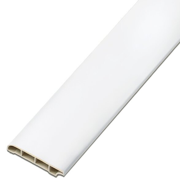 Vinyl SPC padlószegély Snow white 2400x60x12 mm