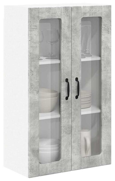 Fali konyhaszekrény Beton Szürke 60 x 31 x 100 cm Faanyag