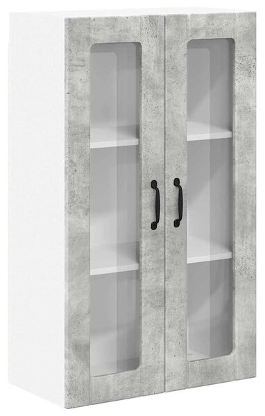 Fali konyhaszekrény Beton Szürke 60 x 31 x 100 cm Faanyag