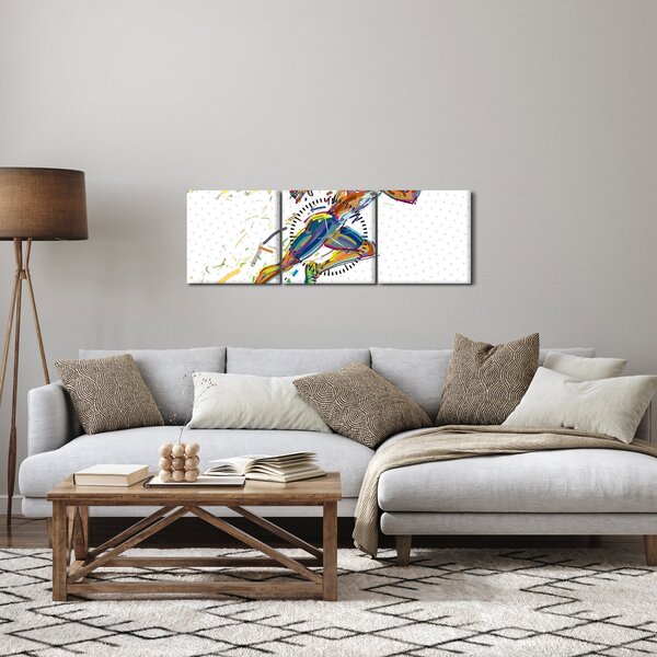 Kép - Futó (órával) (90x30 cm)