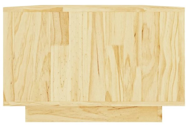 Tömör fenyőfa dohányzóasztal 110 x 50 x 33,5 cm
