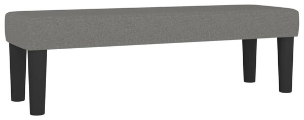 Sötétszürke szövet pad 100 x 30 x 30 cm
