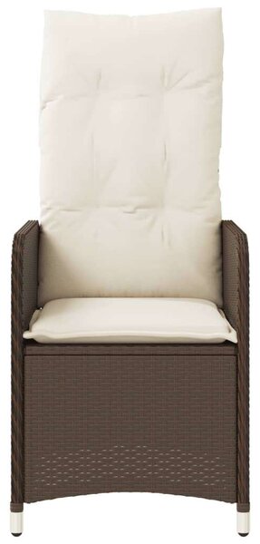 VidaXL Polyrattan Kerti Szett - 2 Szék + Asztal