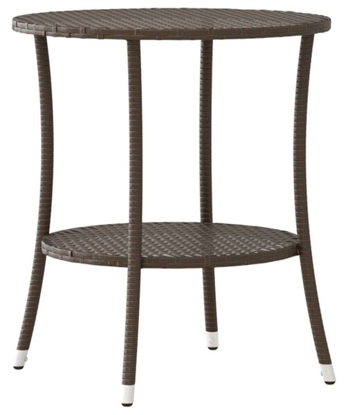 VidaXL Polyrattan Kerti Szett - 2 Szék + Asztal