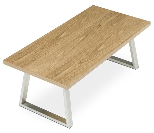 Dohányzóasztal 120 × 60 × 45 cm, furnér, tölgy CT-W1515 OAK