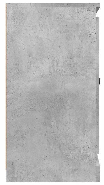 Betonszürke szerelt fa tálalószekrény 70x35,5x67,5 cm