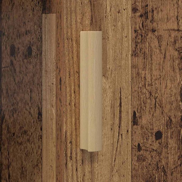 Asztal polcokkal tárolóval Öreg fa 140 x 50 x 75 cm Faanyag