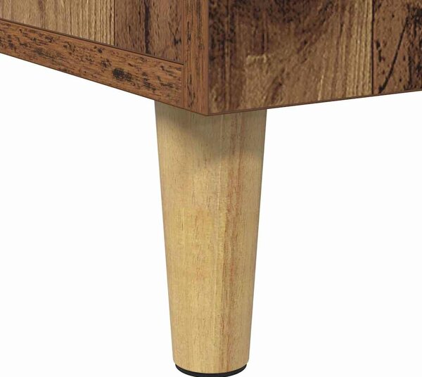 Asztal polcokkal tárolóval Öreg fa 140 x 50 x 75 cm Faanyag