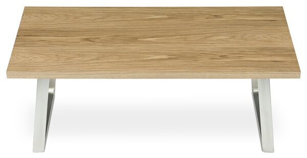 Dohányzóasztal 120 × 60 × 45 cm, furnér, tölgy CT-W1515 OAK